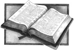 Drawing of the Bible